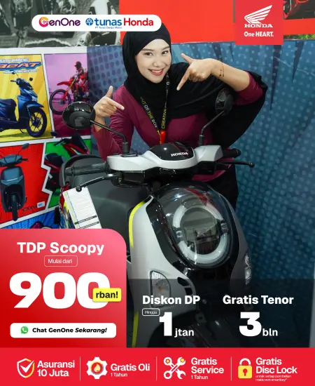 PROMO JULI HONDA SCOOPY LAMPUNG